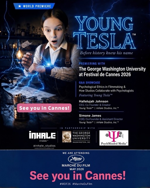 Young Tesla at Festival de Cannes